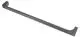 Keuco-KE-Badetuchhalter-Edition-11-11101-Schwarzchrom-gebuerstet-600-mm-11101130600 gallery number 1